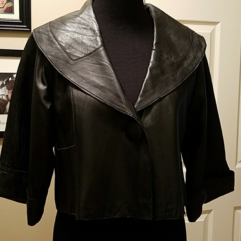 Cynthia Steffe Leather Jacket